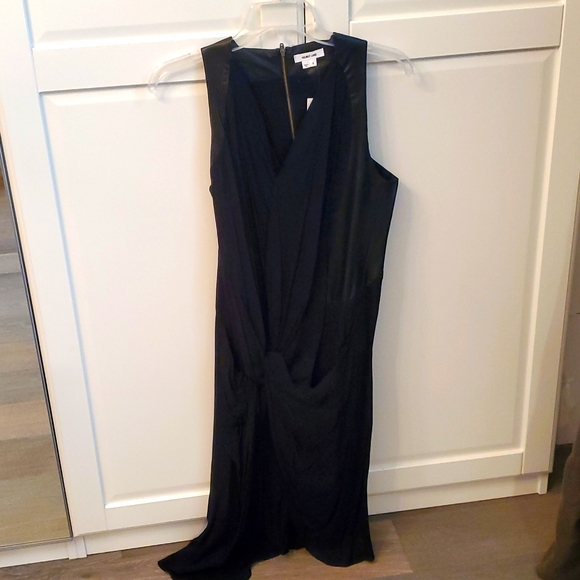 chinese dress ladies HELMUT LANG Size S Black High Slit Shift Dress  Sui Generis Designer  Consignment